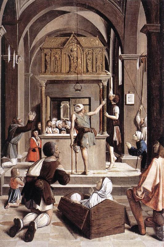 LIEFERINXE, Josse Pilgrims at the Tomb of St Sebastian fg France oil painting art
